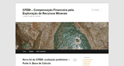 Desktop Screenshot of blog.cfem.com.br